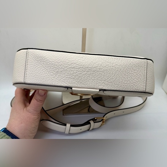 NWT Coach Georgie Convertible Hobo Bag Chalk Leather with Gold Hardware C1534 - Picture 5 of 12